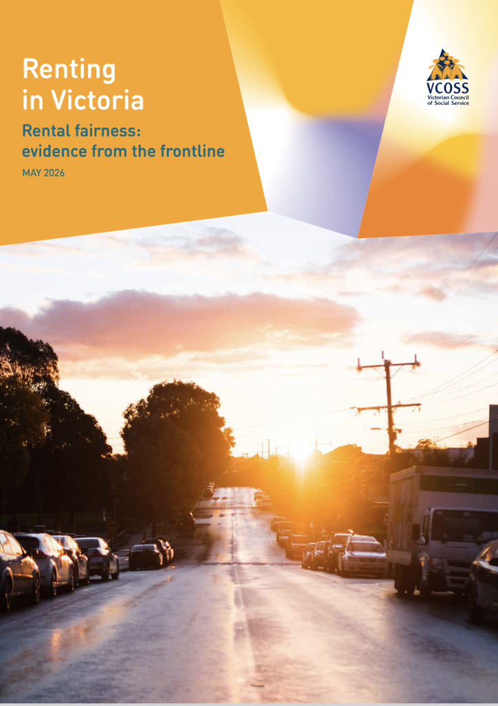 Front cover of the 2026 Renting in Victoria report