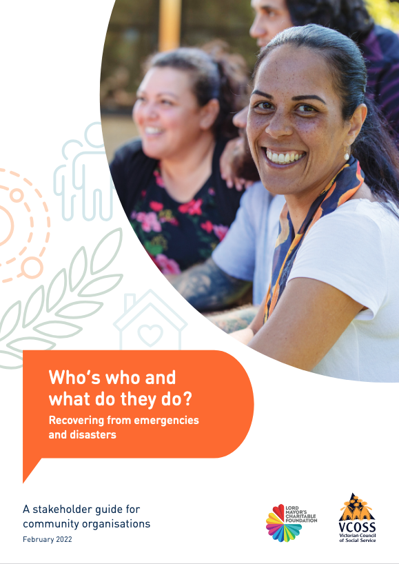 Front cover of the 'Who's who and what they do' stakeholder guide for community organisations