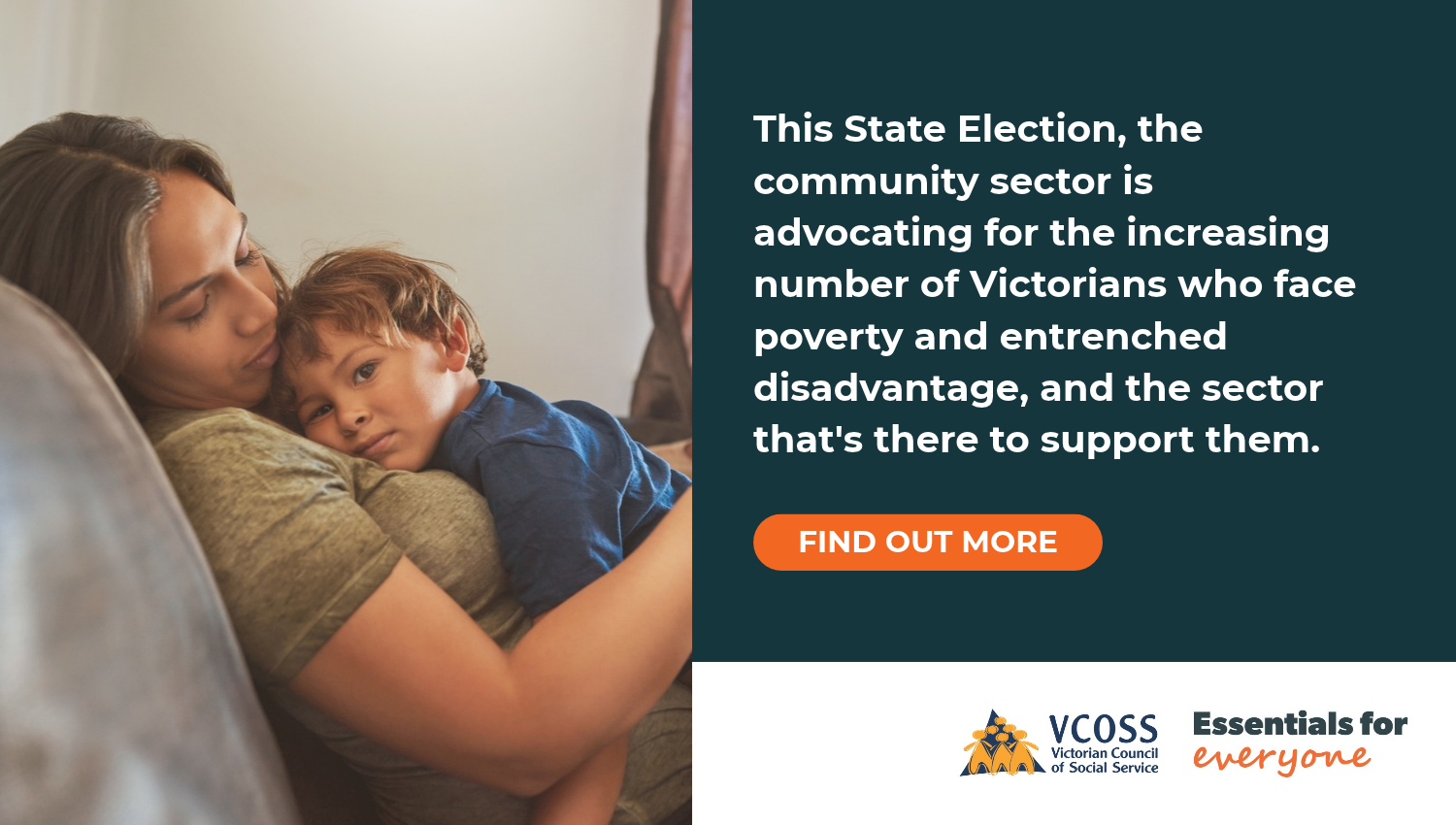 Essentials for Everyone: It Starts with a Strong Community Sector. Find out more.